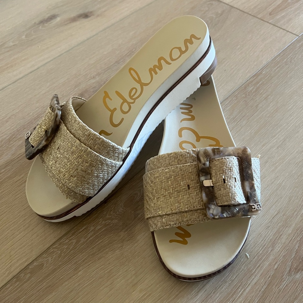 Ariane platform slide sandal